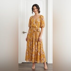 Luxology Floral Maxi Dress